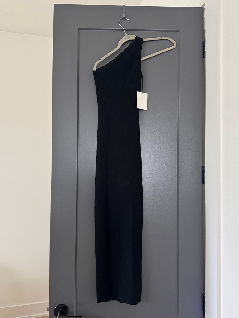 Nwt Toteme One-Shoulder Ribbed Dress